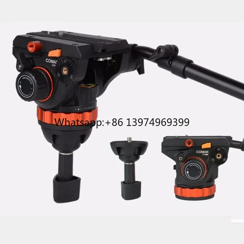 Video Head Tripod Carbon Fiber - 75MM Ball Bowl Base Professional Ball