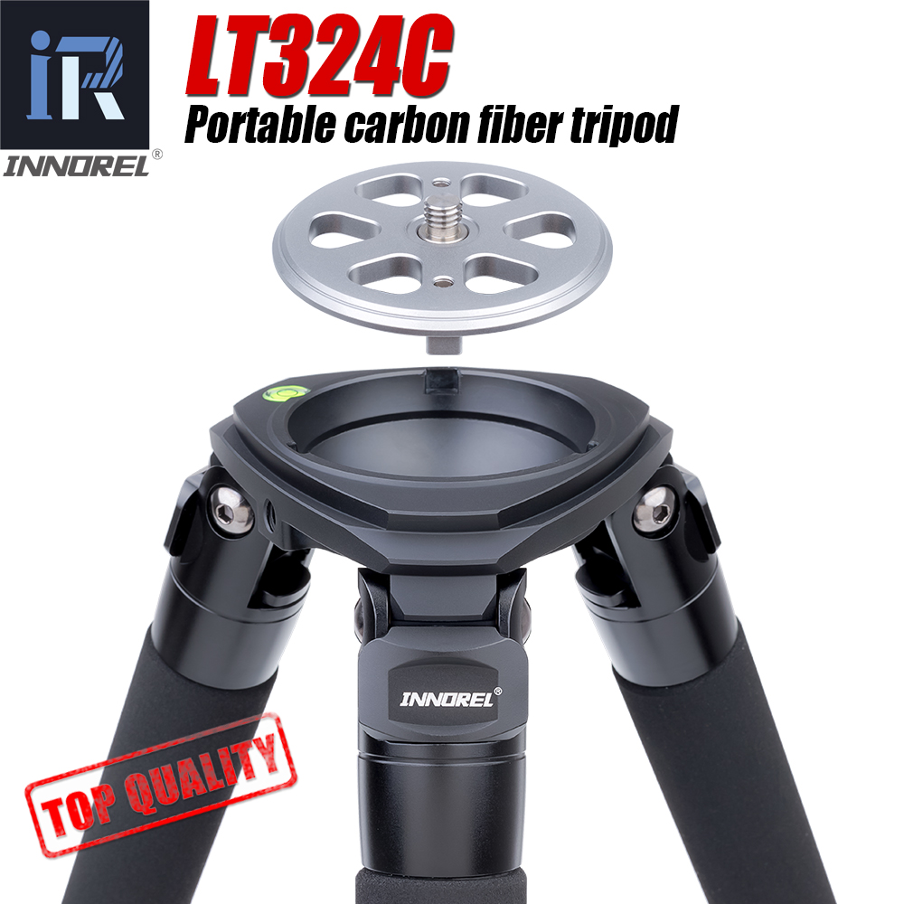 Video Head Tripod Carbon Fiber - LT324C Portable 10 Layers Carbon Fiber