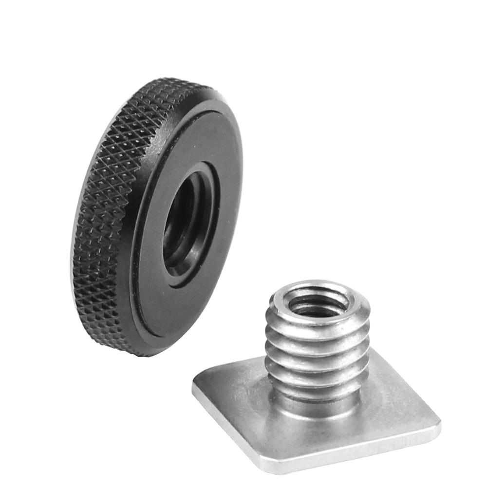 Camera Cage Rig Dslr - Stainless Steel Cold Shoe Mount 3/8