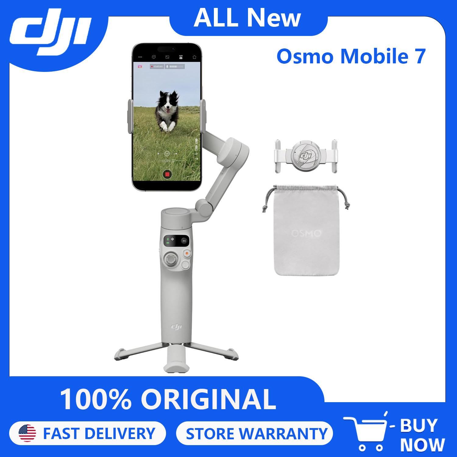 Gimbal Stabilizer For Phone 3 Axis - DJI Osmo Mobile 7 Gimbal Stabilizer